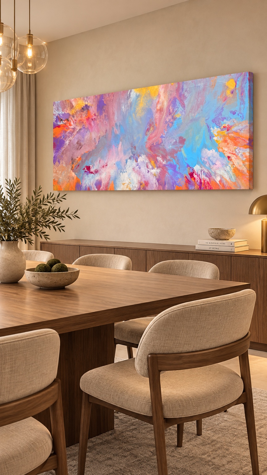 Dreamspace displayed in a modern dining room