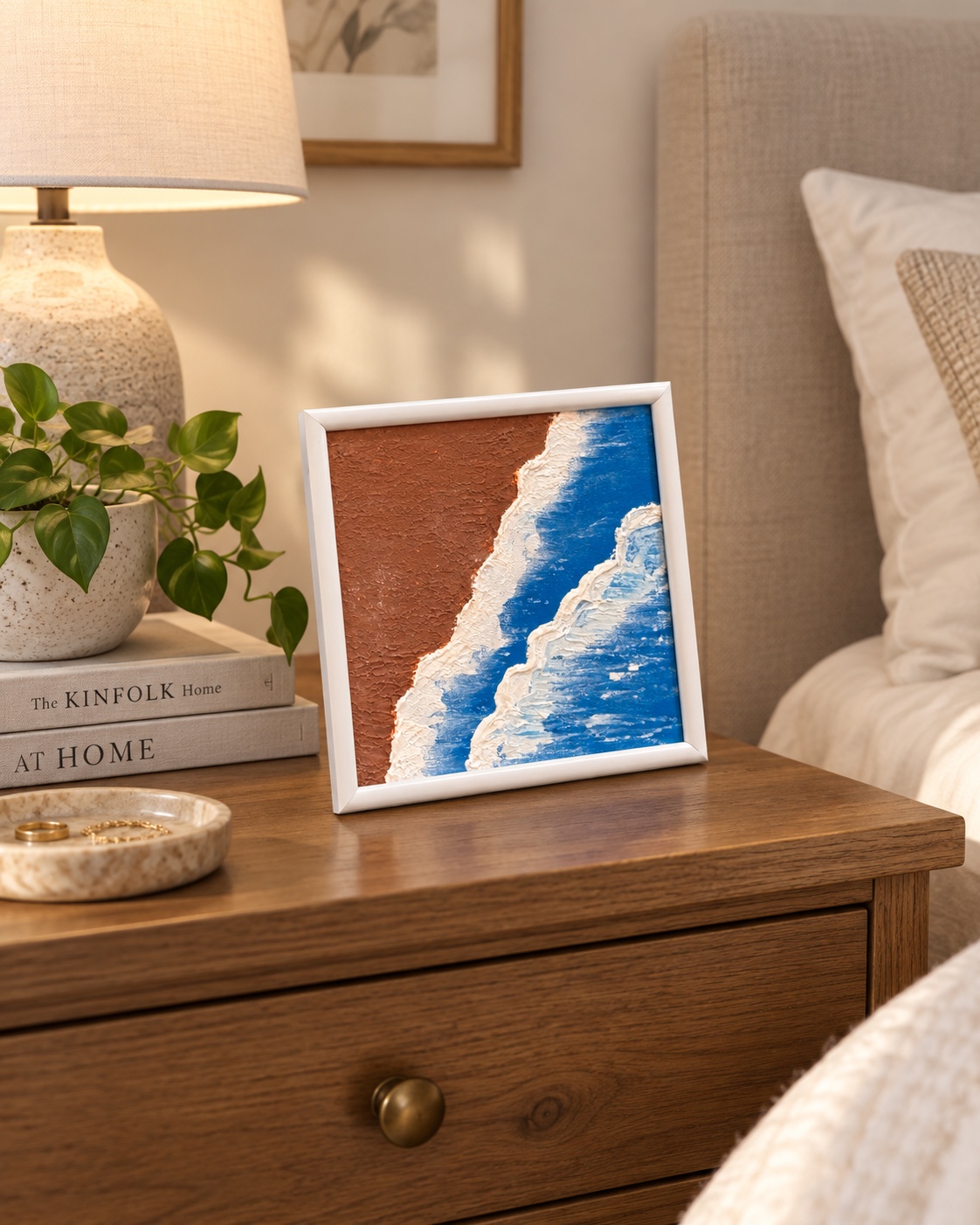 Tidal Edge displayed on a bedside table